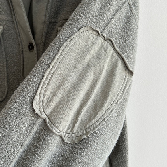 We The Free Ruby Oversized Shirt Jacket, Size XS, Olive Green - Picture 13 of 16